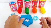 Peppa pig Le with Play Doh for Kids Modelling Clay Molds