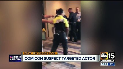 Armed man at Phoenix Comicon allegedly targeting actor