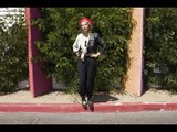 Dailies: Sticking Up For What's Right in Her DIY Jacket & Poetry Hat - Samantha Urbani at Coachella