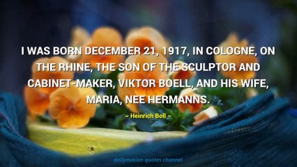 Heinrich Boll Quotes