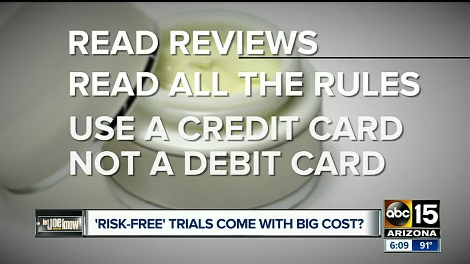 Risk-free trial offers: They come with plenty of risk