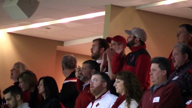 Jennifer Lawrence Does C-A-R-D-S Cheer Louisville vs. Kentucky 12-27-2014