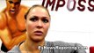 EsNews Vault: Ronda Rousey Boxing vs MMA Rather Get KO'd Once Than Punched In Face 12rds