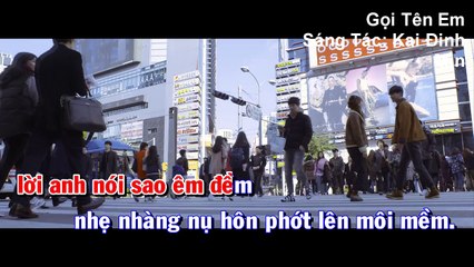 karaoke Gọi Tên Em - Min