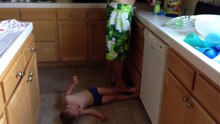 Epic Twin Meltdown - Parents Pretend to Drink Twins Milk-eW