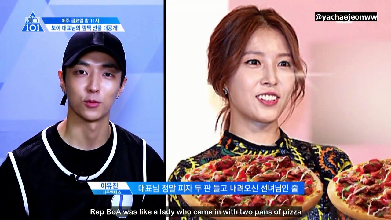 [ENG SUB] PRODUCE101 Season 2 EP.8 | Rep BoA's surprise present