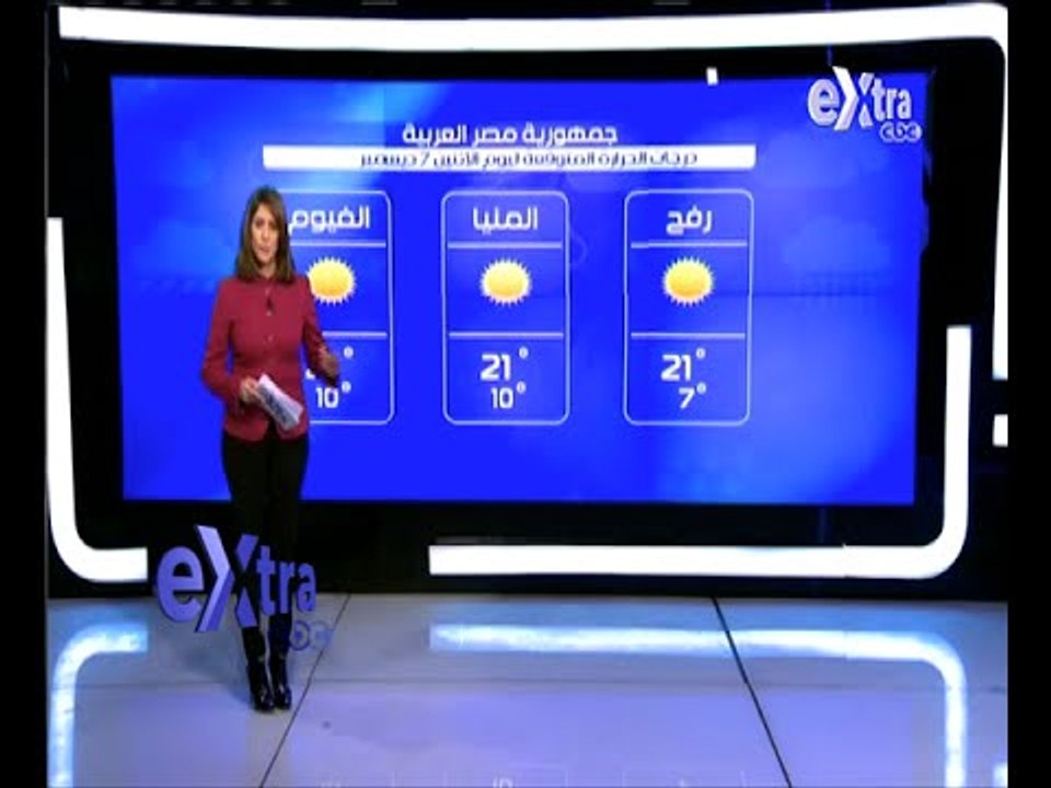 #غرفة_الأخبار | تعرف على حالة الجو اليوم 7 ديسمبر 2015
