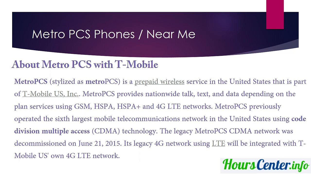 Metro PCS Near Me | Find Metro PCS shops Near at your Place | Best Service MetroPCS
