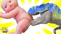 アンパンマン 恐竜 おしりガブッ！たまご おもちゃ サプライズエッグ★Baby doll and Anpanman Surprise Eggs toys play