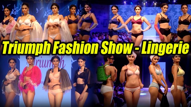 Triumph Lingerie Fashion Show; Models Sizzle on RAMP: Watch | FimiBeat
