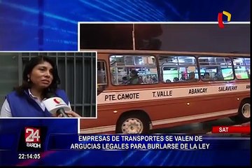 SAT: empresas de transportes emplean argucias legales para burlar la ley