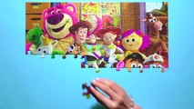 Learn Puzzle TOY STORY Potato Head, Woody, Busdazz Lightyear, Jessie Play Disney