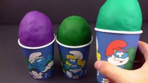 Smurfs Play-Doh Surprise Eggs Cups -23423mel, Smurfette