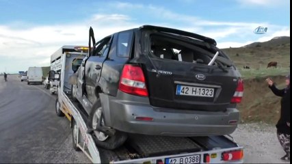 Kavşakta Otomobille Çarpışan Cip Takla Attı: 1 Ölü 2 Yaralı