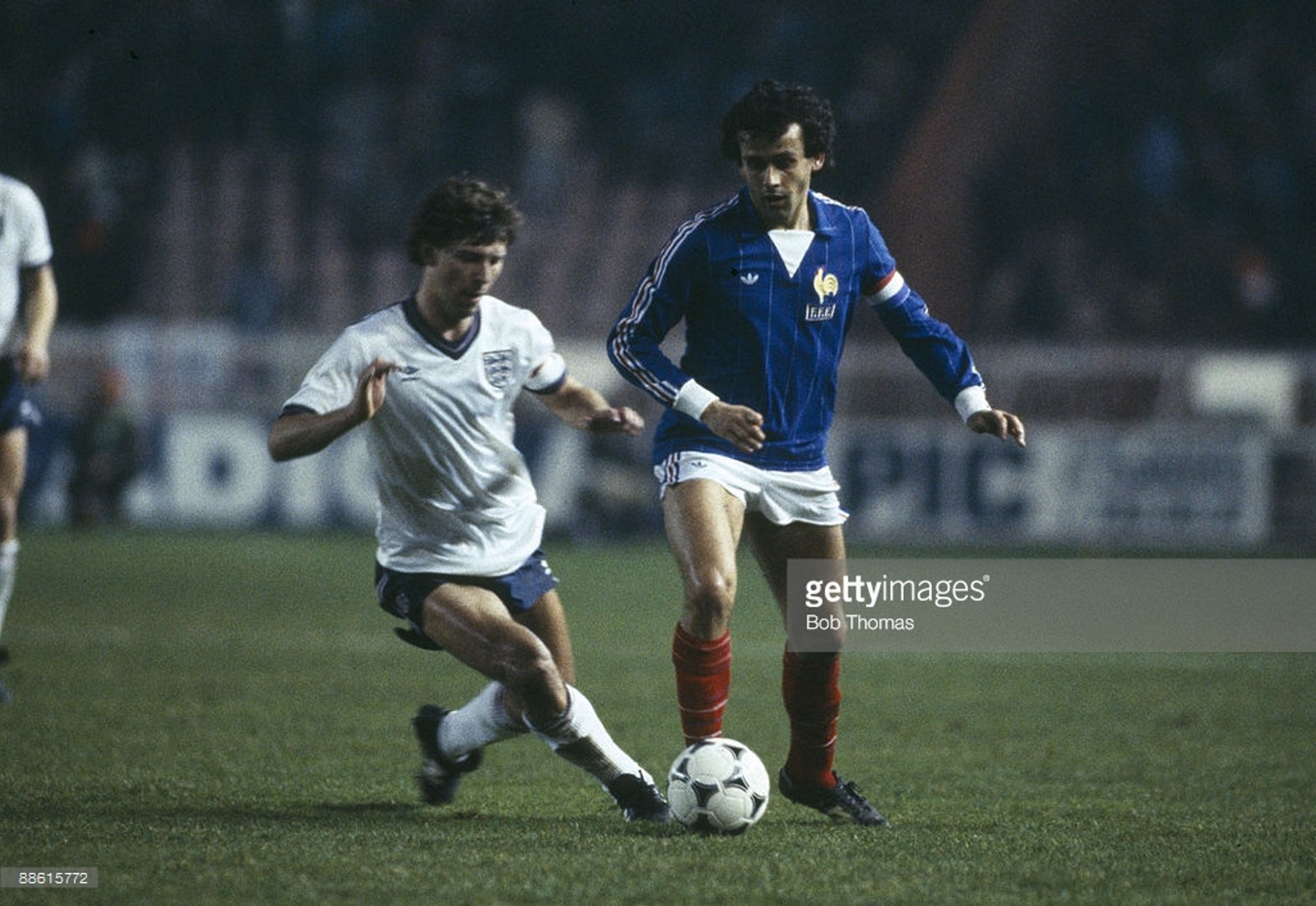 Bryan Robson vs France 1984 Friendly (All touches & actions)