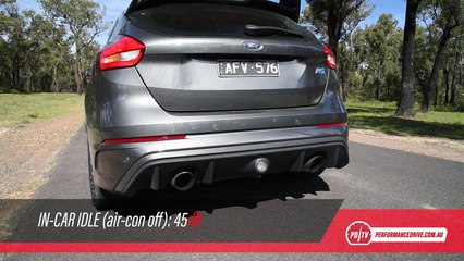 2017 Ford Focus RS 0-100km h & engine sound