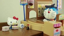 Doraemon Rika-chan round and round rotation sushi toy video