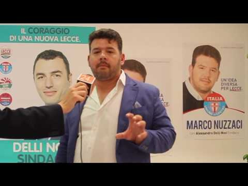 I progetti di Marco Nuzzaci per la Lecce che verrà