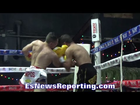 Kid Melo BREAKS OUT DANCE MOVES AFTER 1st round K.O. WIN in Mexico - EsNews Boxing