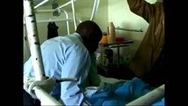 Raila Almost Cries in Hospital.He visits Child who was ATTACKED by Raiders.' He's LOVING.