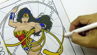 Wonder Woman Coloring Pages Superhero SPEEDdsa Color JLA