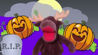 Head Shoulders Knees & Toes (Halloween Version) _ Halloween Songs for Kids-UEOg4RqkHh8