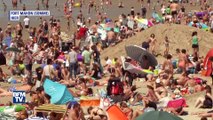 Avec le soleil, les plages de la Baie de Somme sont pleines à craquer