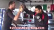 Abisai Mares ON ORIGINS OF Mares NAME; SICK COMBINATIONS ON MITTS!!! - EsNews Boxing
