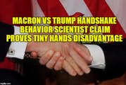 Trump v Macron French president appears to win latest handshake battle