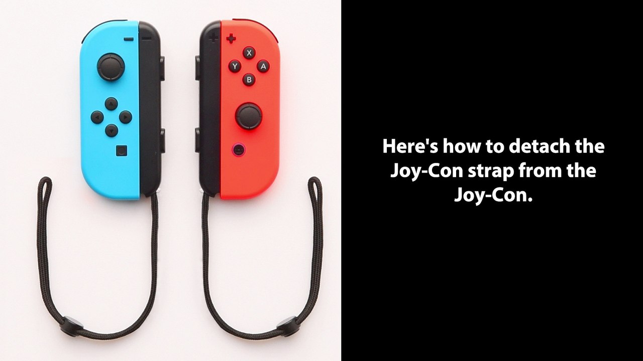 Nintendo Switch - Comment détacher le Strap des Joy-Con