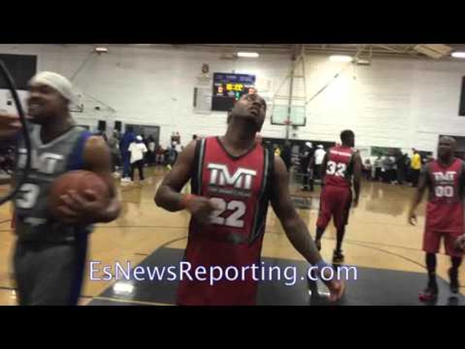 Floyd Mayweather warming up for Basketball - EsNews Boxing