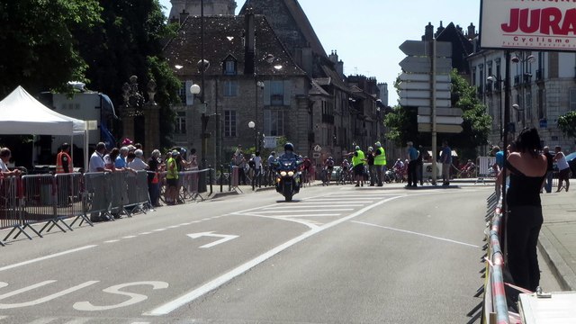 Tour du Jura : le passage de l'échappée au km 110