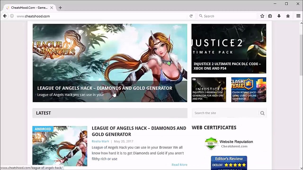 League of Angels Unlimited Diamonds and Gold Cheats Method Free - Facebook and Web