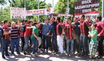 Gaziantepspor taraftarından yönetime protesto