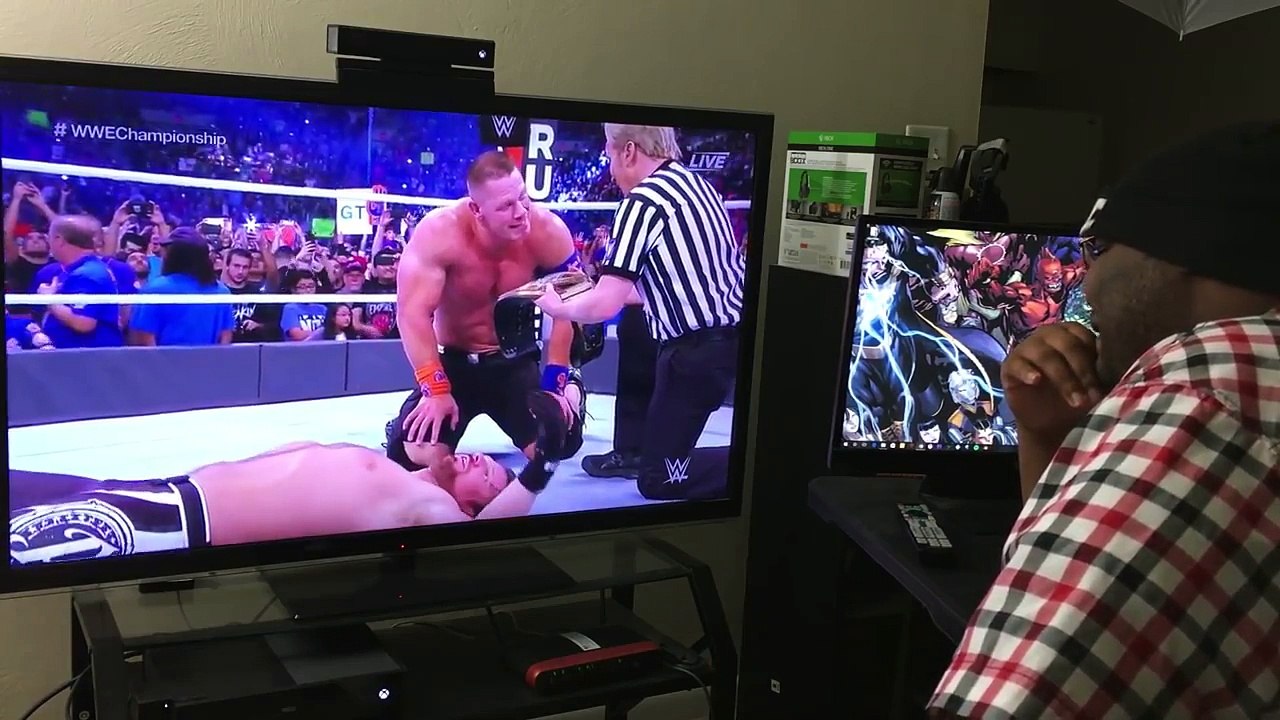 JOHN CENA WINS WWE Title WWE Royal Rumble 2017 REACTION