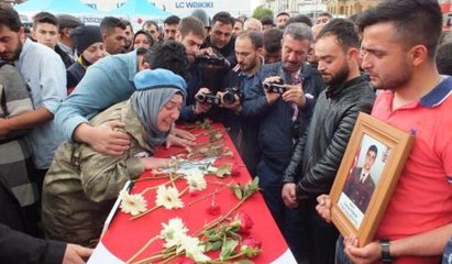 Şehit eşinin acı feryadı: Ben seni hep bekledim, sana hiç sarılamadım