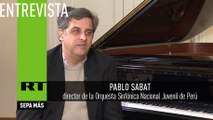 Pablo Sabat, pianista peruano y director de la Orquesta Sinfónica Nacional Juvenil de Perú