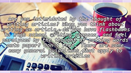 How To Write A Great Article