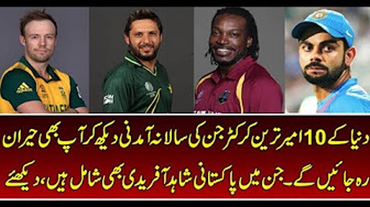 Top 10 Most RICHEST cricketers wealth in the world 2017