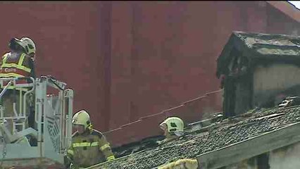 Mueren un matrimonio y sus dos hijos en el incendio de un edificio en Bilbao