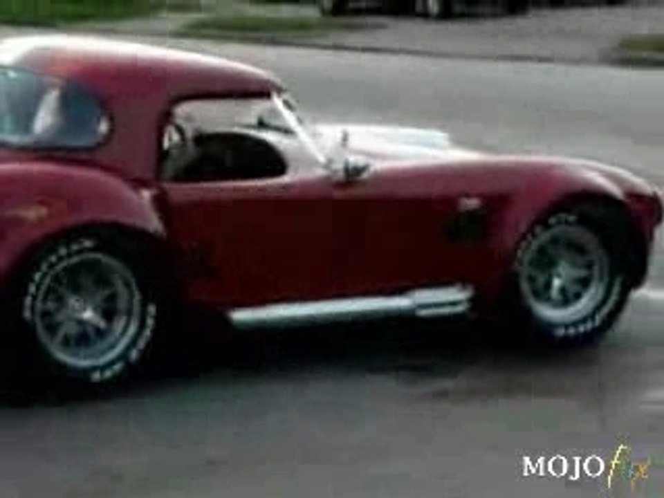 GIRL CRASHES COBRA
