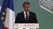 G7 Zirvesi Sona Erdi - Fransa Cumhurbaşkanı Macron Basın Toplantısı Düzenledi