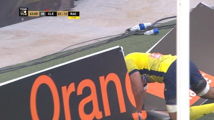 Top 14 - 1/2 finales - F. Lee prend l'intervalle et conclut une belle action collective