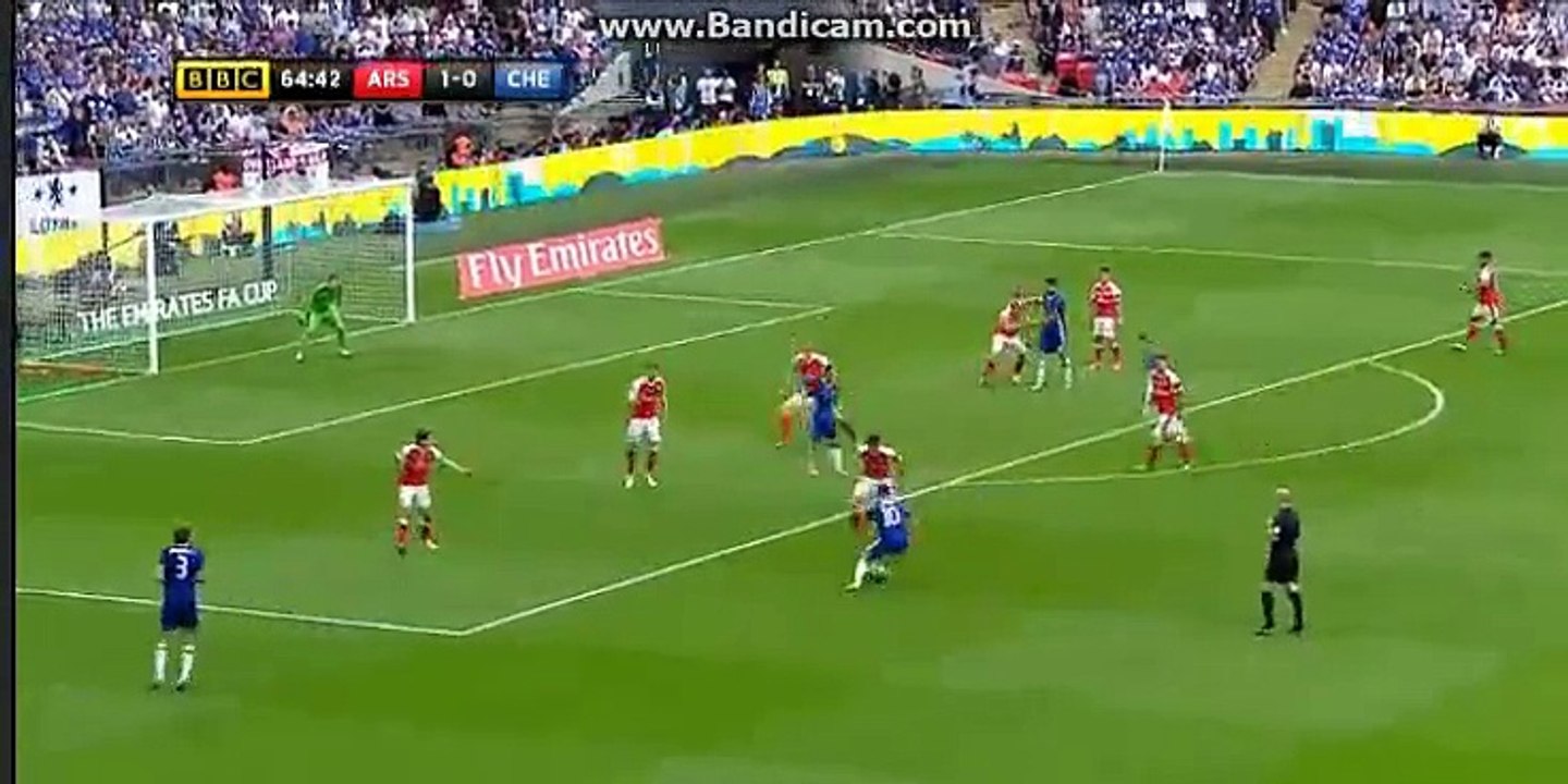 Fabregas  Incredible  Misds HD 1-0 Arsenal VS Chelse 27-05-2017
