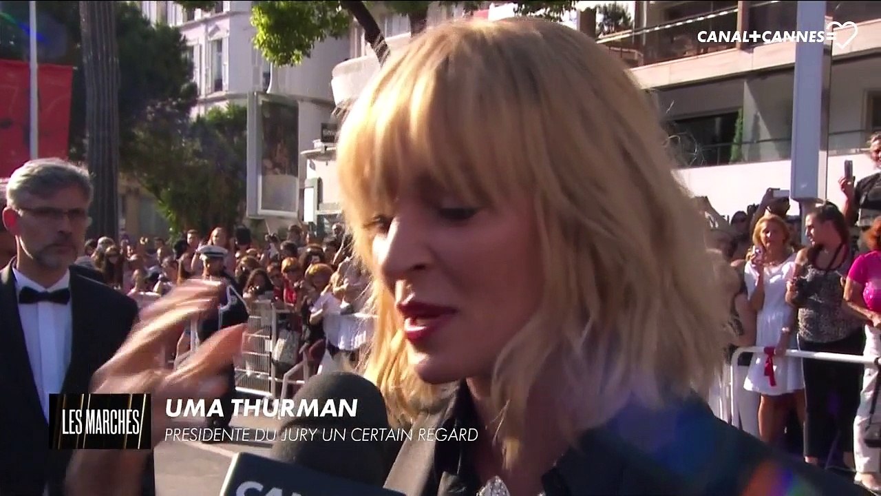 Uma Thurman à propos d'Un Certain Regard "C'était une très belle aventure aventure à travers différentes cultures" - Festival de Cannes 2017