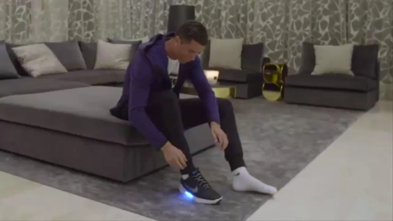 Cristiano Ronaldo is the first athlete on the planet to have Nike’s new self-tying sneakers