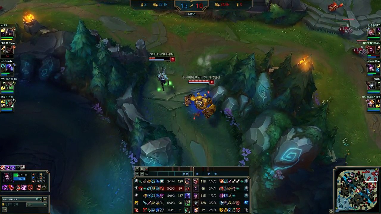 [LoL Replay] SKT T1 Blank Graves vs Elise - KR Ranker Diamond - 블랭크 그레이브즈