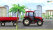 Kids Episodes with The Blue Cement Mixer & Crane Truck & Car Cartoon Bip Bip Cars 2D Animation