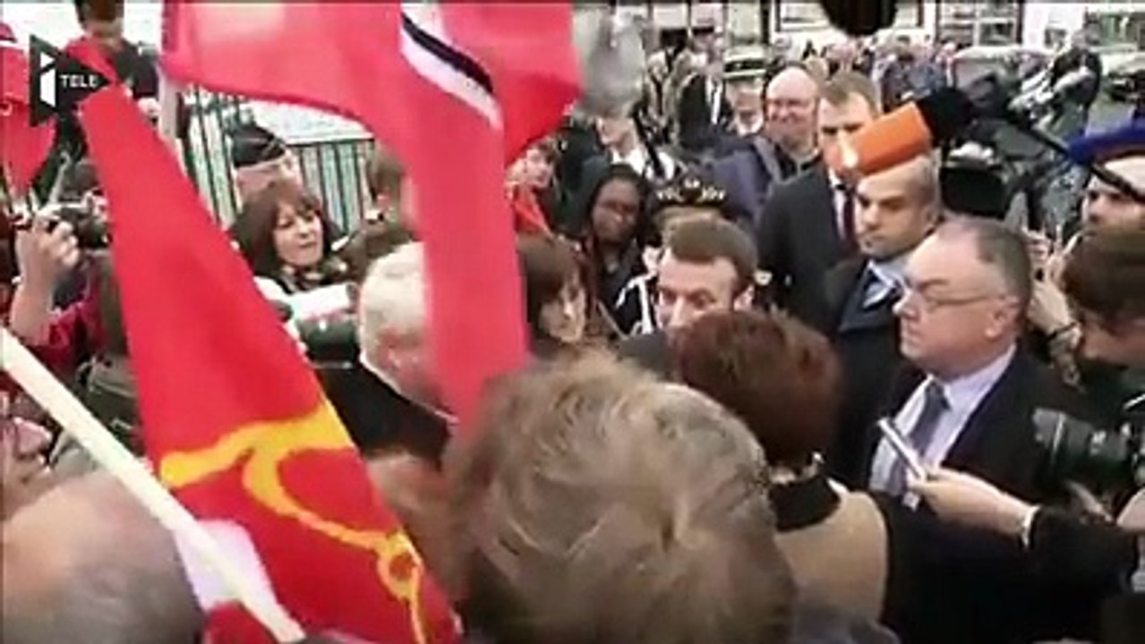 Quand Macron rencontre le petit peuble