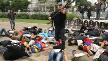 Decenas de venezolanos protestan ante la CIDH en Buenos aires por la situación de su país